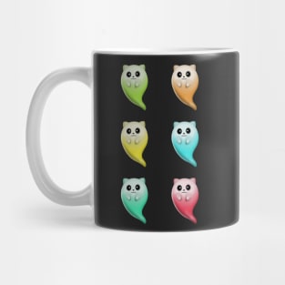 Colorful Ghost Cats Pack Mug